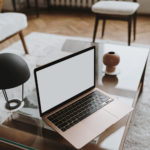 Laptop von der Seite