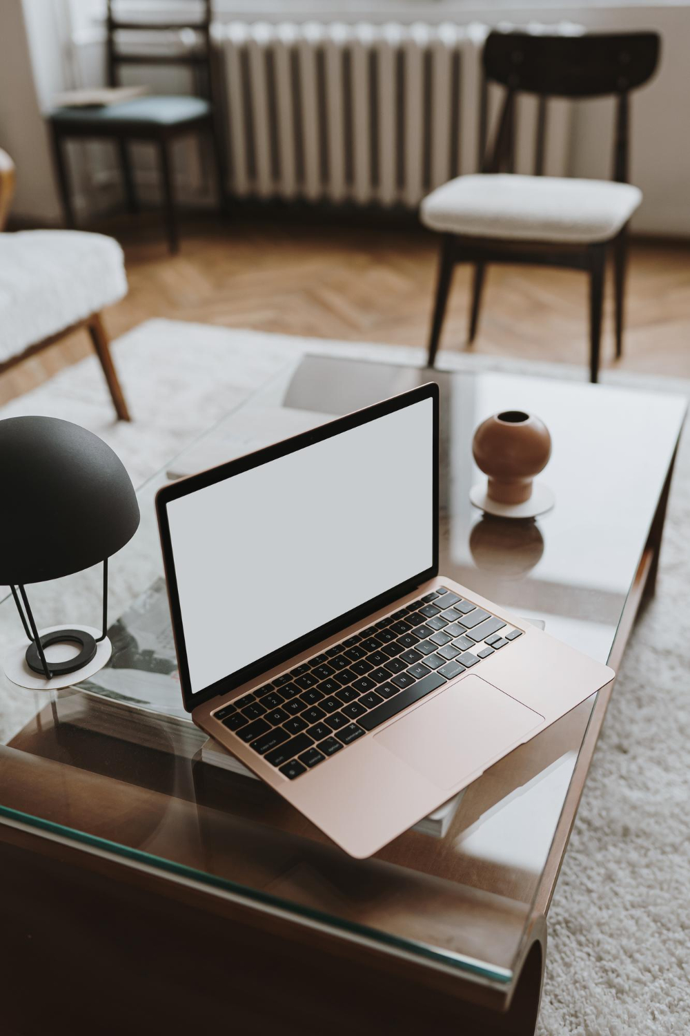Laptop von der Seite